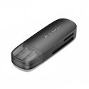 Vention CLEB0 кардридер USB Черный