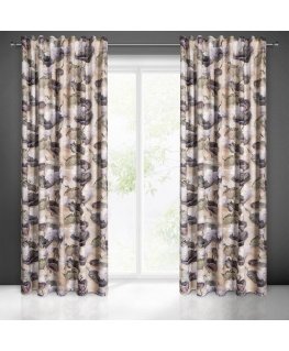 Euro curtains ZAS/LOTOS/BEIGE+ZI 140X270 T/WID