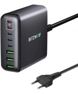 Sieninis įkroviklis Blitzwolf BW-S26 250W (juodas)