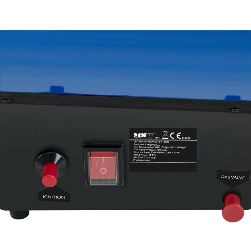 MSW Heater, gas blower, gas heater, 15kW – 3