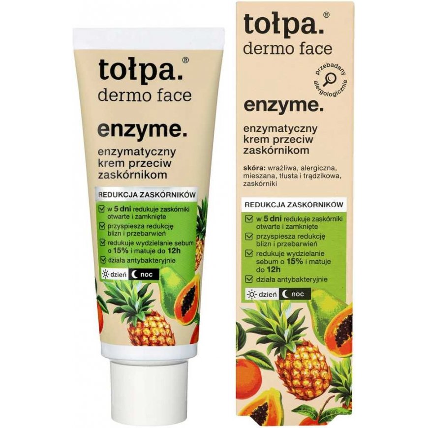 TOŁPA Dermo Face Enzyme Enzymatic kremas nuo inkštirų dienai ir nakčiai 40 ml
