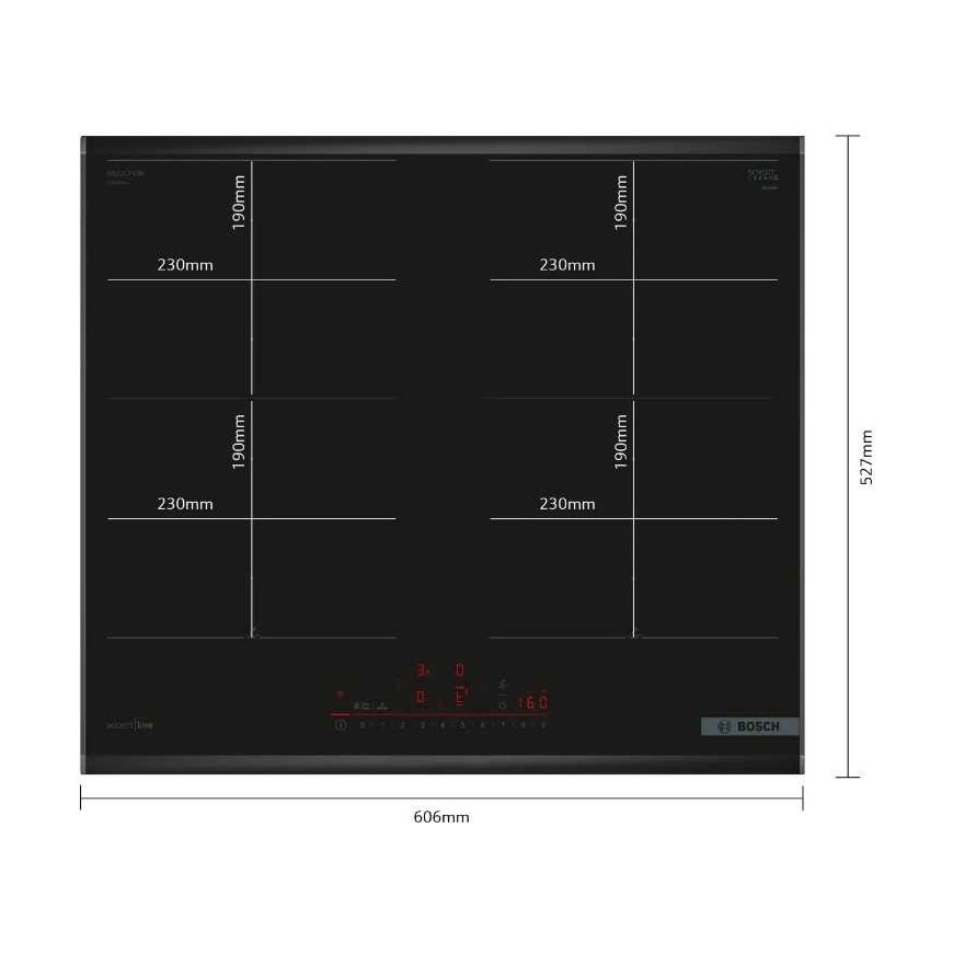 Built-in induction hob Bosch PXX695HC1Z – 2