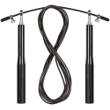 Aluminum boxing jump rope with metal bearing, 3m, adjustable, REBEL ACTIVE Aluminum boxing jump rope with metal bearing, 3m, adjustable, REBEL ACTIVE