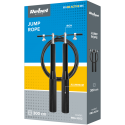 Aluminum boxing jump rope with metal bearing, 3m, adjustable, REBEL ACTIVE Aluminum boxing jump rope with metal bearing, 3m, adjustable, REBEL ACTIVE