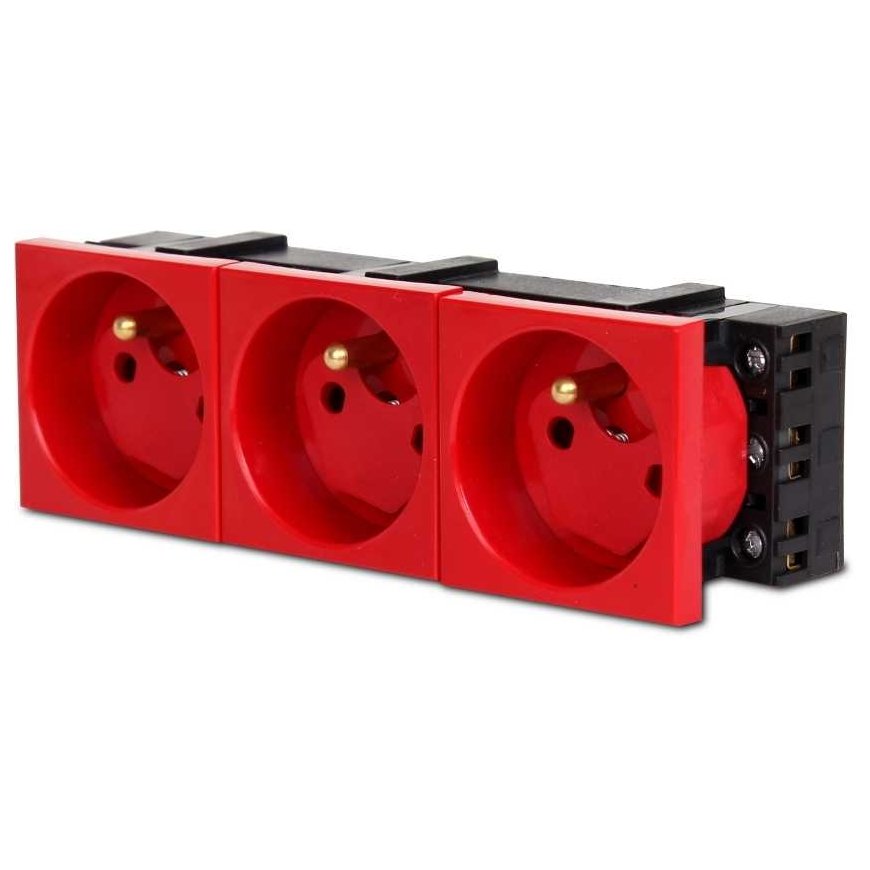 Javel 3M trigubas elektros lizdas + spyna