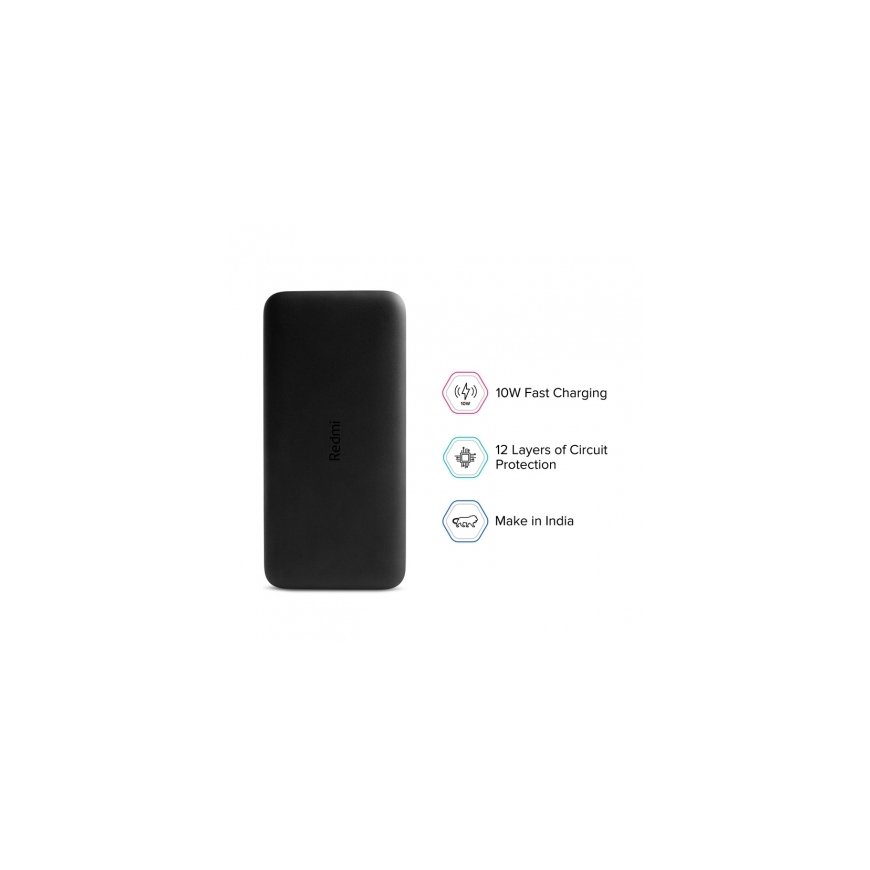 Xiaomi Redmi 10000 mAh Melns – 2