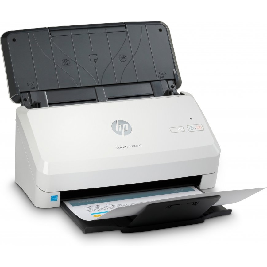 HP Scanjet Pro 2000 s2 Sheet-feed Scanner Arkkisyöttöskanneri 600 x 600 DPI A4 musta, Valkoinen – 3