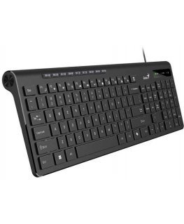 Genius Slimstar 230 II COPILOT, keyboard CZ/SK, multimedialny, slim rodzaj with cable (USB), black