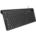 Genius Slimstar 230 II COPILOT, klaviatūra CZ/SK, multimedialny, slim rodzaj su laidu (USB), juoda Genius Slimstar 230 II COPILOT, klaviatūra CZ/SK, multimedialny, slim rodzaj su laidu (USB), juoda