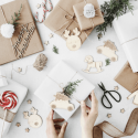 Christmas Gifts Rinkinys 100 BOMBEK - Sidabrinis Christmas Gifts Rinkinys 100 BOMBEK - Sidabrinis