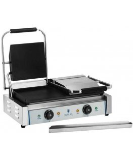Contact double-sided double-sided smooth contact grill 3600W 230V Royal Catering