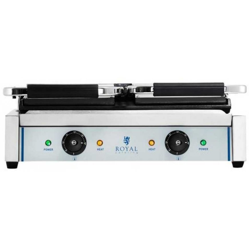 Contact double-sided double-sided smooth contact grill 3600W 230V Royal Catering – 5