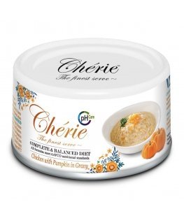 CHERIE Kana kõrvitsaga - kassi märgtoit - 80g
