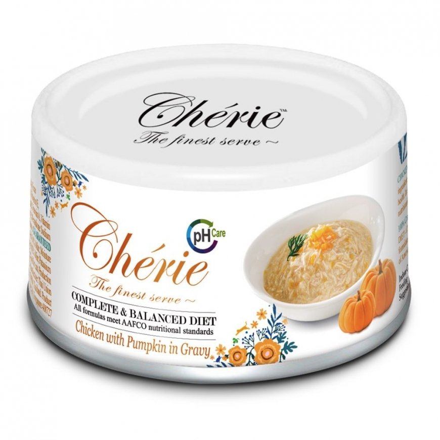 CHERIE Chicken with pumpkin - wet cat food - 80g