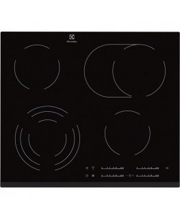 Electrolux EHF6547FXK keittolevy musta Kiinteä 4 alue(tta)