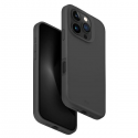 Dėklas UNIQ etui Lino Hue iPhone 16 Pro Max 6.9" Magclick Charging pilka/charcoal pilkas