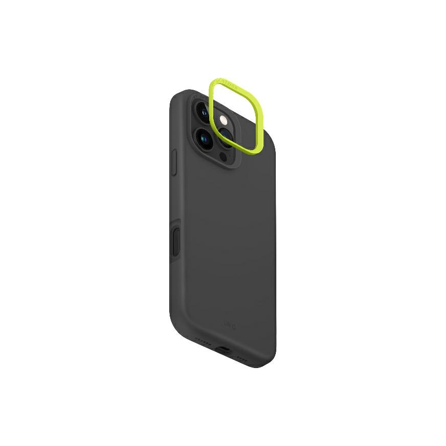 Case UNIQ etui Lino Hue iPhone 16 Pro Max 6.9" Magclick Charging gray/charcoal gray – 5