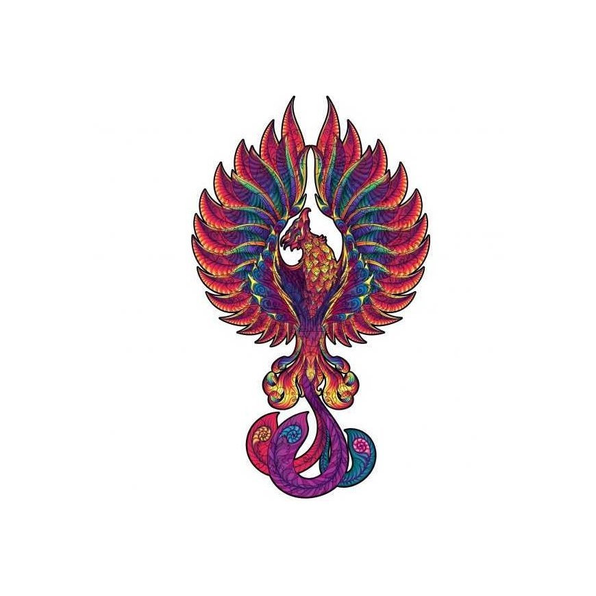 Fantasy Puzzles Fenix Wooden Puzzle XL Size (600 pieces) – 3