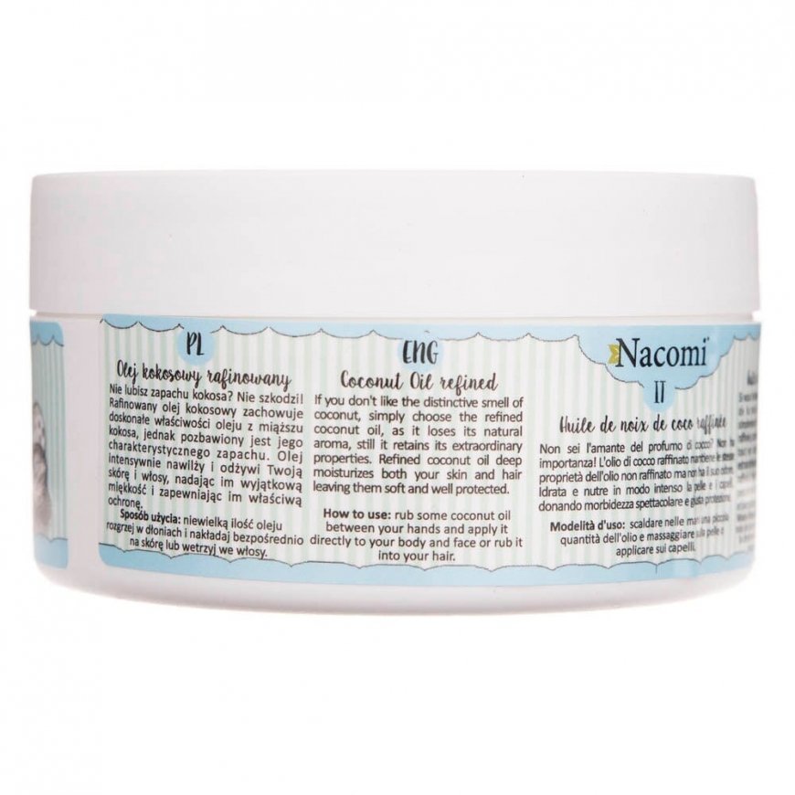 NACOMI_Coconut Oil olej kokosowy rafinowany 100ml