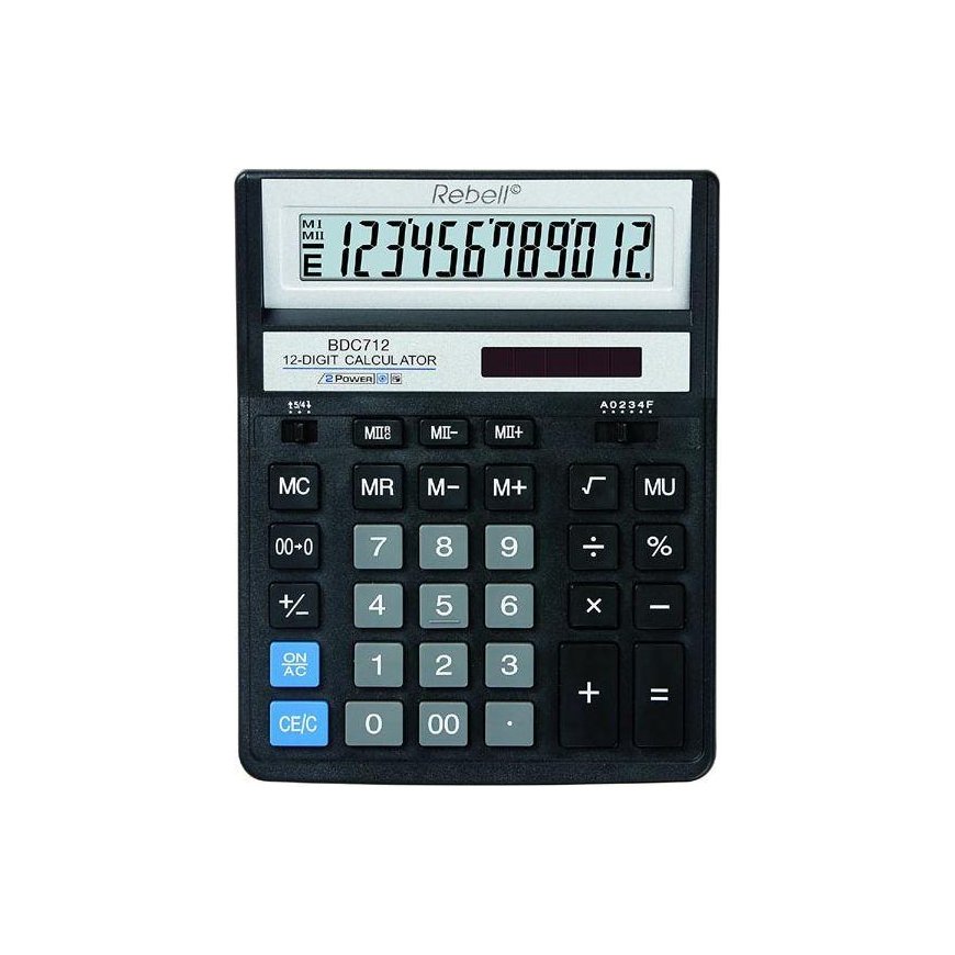 Rebell Calculator desktop Rebell BDC712BK