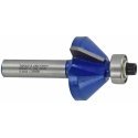 Tivoli Chamfer cutter with ball bearing, 45x20 mm, 45°, 8mm shank Tivoli Chamfer cutter with ball bearing, 45x20 mm, 45°, 8mm shank
