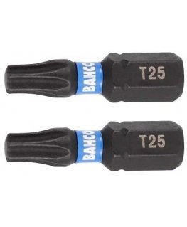 Impact bits Bahco 66IM T25 25mm, 10 pcs blister