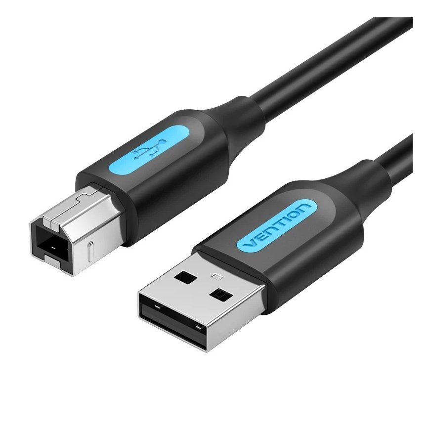 Vention COQBH USB-kaapeli USB 2.0 2 m USB A USB B musta