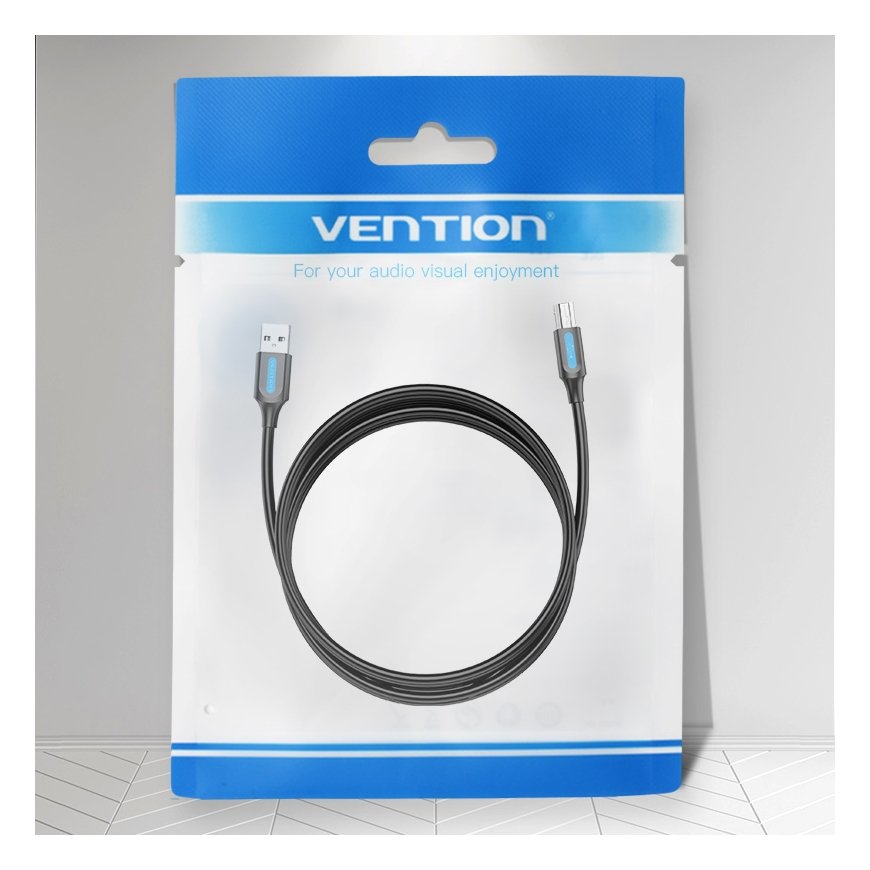 Vention COQBH USB-kaabel USB 2.0 2 m USB A USB B Must – 2