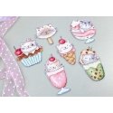 luca S Siuvinėjimo kryželiu rinkinys "Summer Kitties" Rinkinys, kuriame yra 6 vnt 10x7 cm SLETIL8089