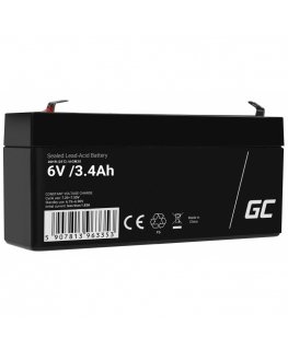 Green Cell AGM38 UPS akumuliatorius Rūgštinis akumuliatorius (VRLA) 6 V 3,4 Ah