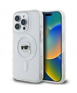 Apple iPhone 16 Pro hardcase IML Metal Karl Head MagSafe White