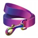 WAUDOG gradient nylon dog leash, 15mm wide, 122cm long, purple WAUDOG gradient nylon dog leash, 15mm wide, 122cm long, purple