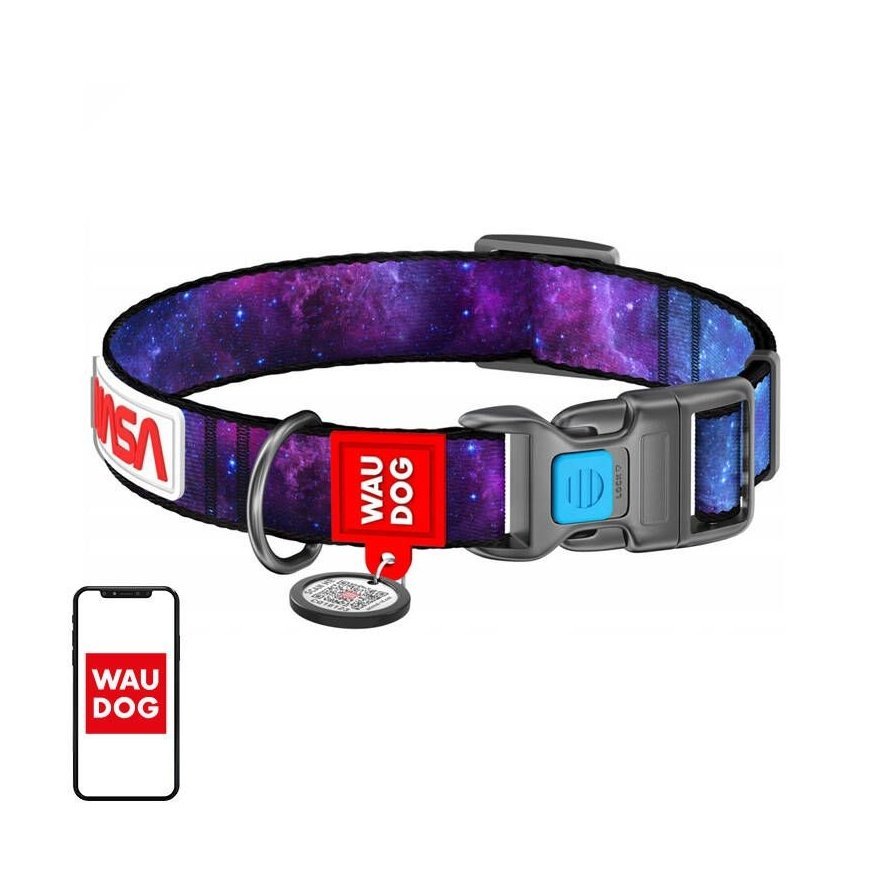 Waudog "NASA21" nylon dog collar