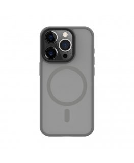 Apple iPhone 15 Pro Hybrid Case With Magnetic PC+TPU Silver