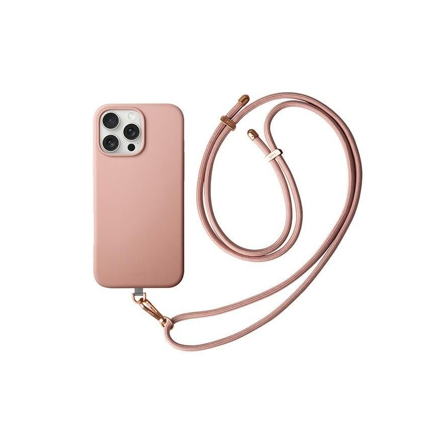 Uniq case Coehl Creme iPhone 16 Pro Max 6.9" Magnetic Charging pink/ballet pink