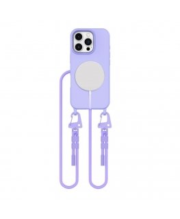 Tech-Protect MagNecklace MagSafe Case with Lanyard for iPhone 16 Pro Max - Purple