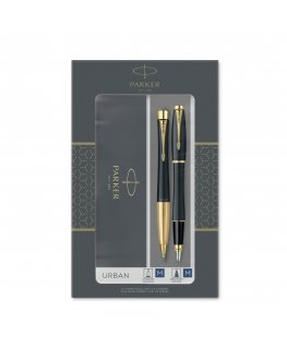 Parker 2093381 kynäsetti musta, Kulta 2 kpl