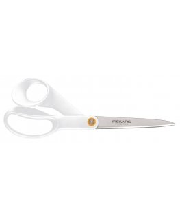 Fiskars F061200487 paberikäärid Kontorikäärid Sirge lõige Roostevaba teras, Valge