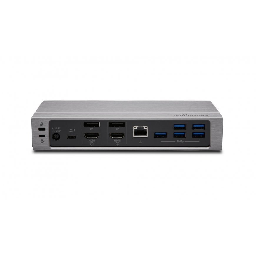 Kensington SD5600T Thunderbolt 3 mobilās ierīces dok stacija Pelēks – 4