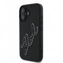 Karl Lagerfeld 3D Rubber Signature iPhone 16 Case - Black Karl Lagerfeld 3D Rubber Signature iPhone 16 Case - Black
