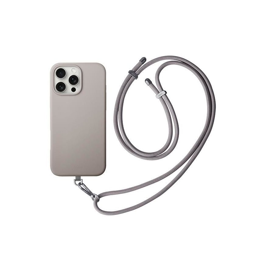 Uniq Coehl Creme iPhone 16 Pro 6.3" Magnetic Charging case gray/taupe gray