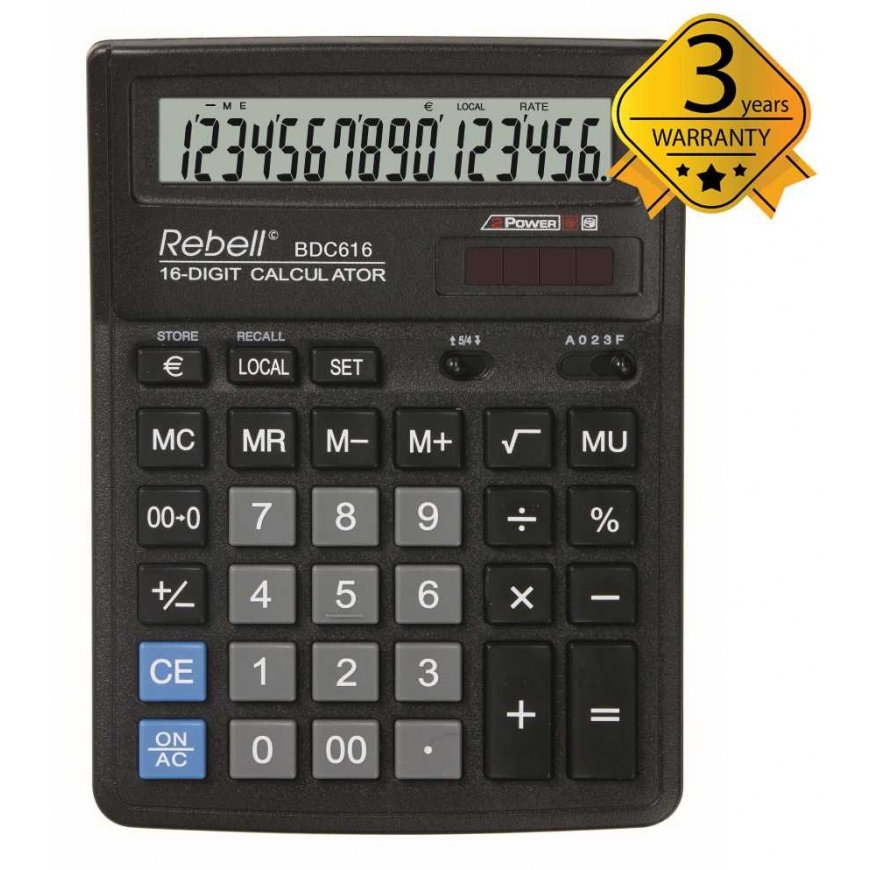 Desktop calculator Rebell BDC616 – 2