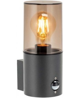 Wall lamp Orno SALVIA garden lamp with PIR sensor, E27, max. 15W, IP54, gray