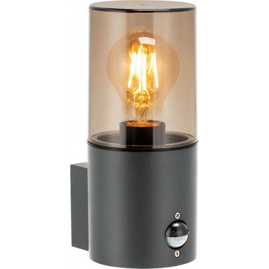 Wall lamp Orno SALVIA garden lamp with PIR sensor, E27, max. 15W, IP54, gray – 2
