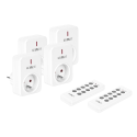 A set of Kemot network hubs controlled by a remote control - 4 pcs. A set of Kemot network hubs controlled by a remote control - 4 pcs.