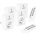 A set of Kemot network hubs controlled by a remote control - 4 pcs. A set of Kemot network hubs controlled by a remote control - 4 pcs.