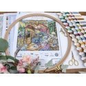 Letistitch Counted Cross Stitch Kit "Home Library" 35x32cm SLETIL8084 Letistitch Counted Cross Stitch Kit "Home Library" 35x32cm SLETIL8084