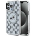 Case Karl Lagerfeld KLHMP15XHMCKMHT iPhone 15 Pro Max 6.7" transparent IML Monogram Karl&Choupette Head MagSafe Case Karl Lagerfeld KLHMP15XHMCKMHT iPhone 15 Pro Max 6.7" transparent IML Monogram Karl&Choupette Head MagSafe