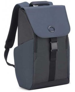 Delsey Paris Securflap 15.6" sort computerrygsæk
