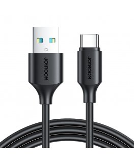 JOYROOM 6956116733230 USB-kaapeli USB 2.0 1 m USB A USB C musta